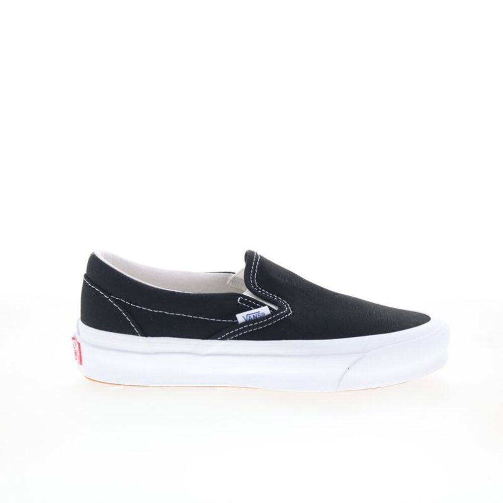 Vans Mens Vans Vault OG Classic Slip-On LX Black Shoes ()
